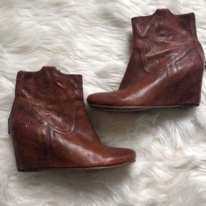 Frye Carson Wedge Bootie